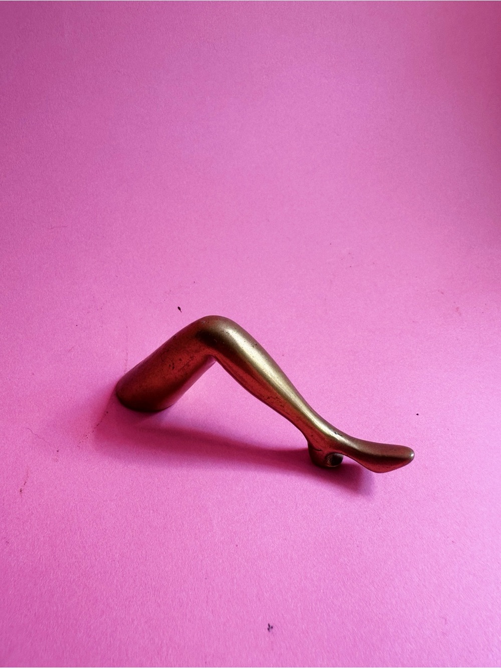 MCM Brass Decorative Leg Sculpture Bottle Opener - Vintage